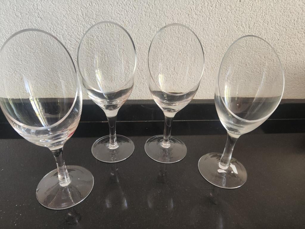 4 amuse glazen in vorm ei leuk om vis cocktail te presentere, Ophalen of Verzenden, Zo goed als nieuw, Overige typen