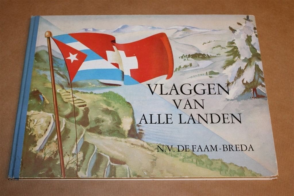 Vlaggen van Alle Landen — Compleet Plaatjesalbum De Faam, Ophalen of Verzenden, Gelezen