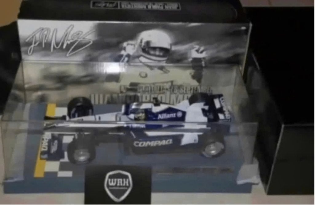 1:18 F1 WILLIAMS MONZA 2001 MONTOYA special Hotwheels WRH, Verzenden, Zo goed als nieuw, Auto, Hot Wheels