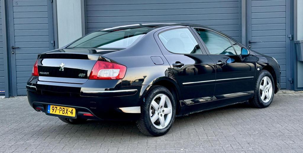 Peugeot 407 1.8 -125pk SR | 156.000 KM NAP | Trekhaak Afnb., Gebruikt, Zwart, 4 cilinders, 1749 cc