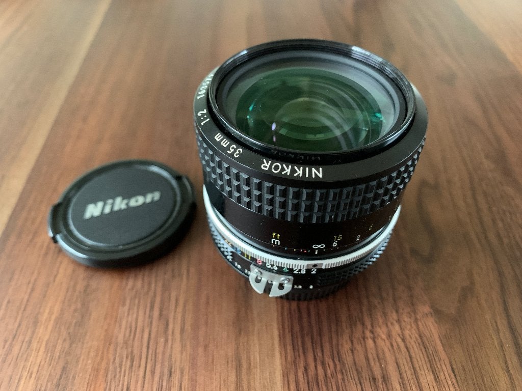 Nikon 35mm f2 AI lens (Nikon F mount), Audio, Tv en Foto, 35 mm, Nikon, Zo goed als nieuw, Nikon F-mount
