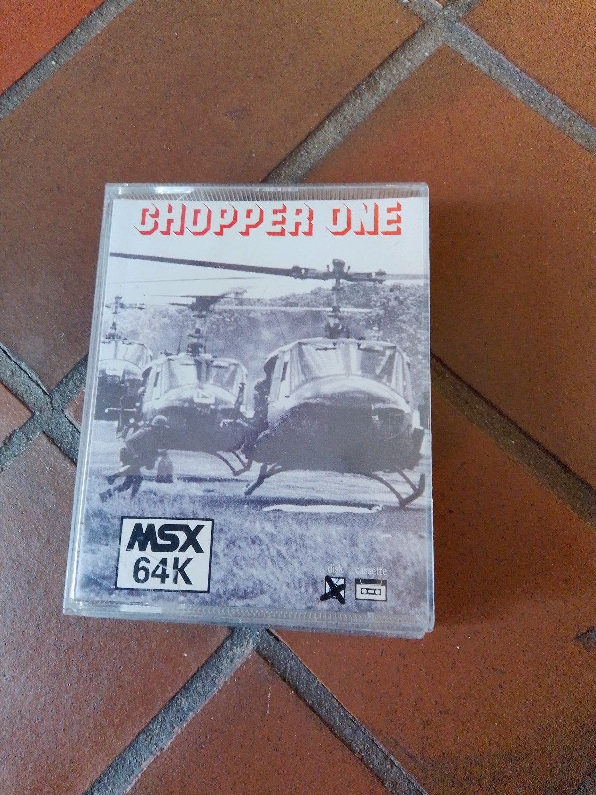 Eurosoft MSX spel op cassette chopper one, Computers en Software, Vintage Computers, Ophalen of Verzenden