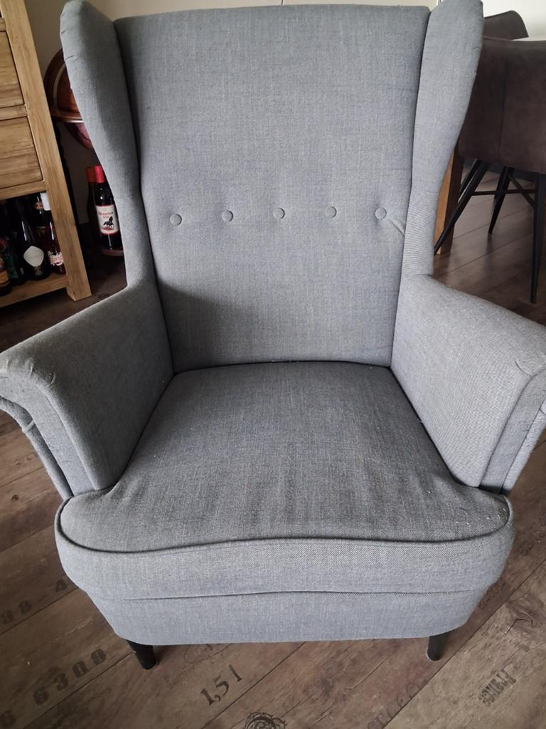 Grijs fauteuils, Ophalen of Verzenden, 75 tot 100 cm, 50 tot 75 cm
