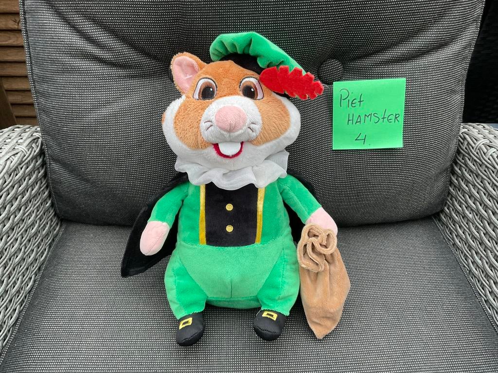 Nieuwe zgan zwarte Piet hamster met groen pakje.Albert Heijn, Albert Heijn, Ophalen