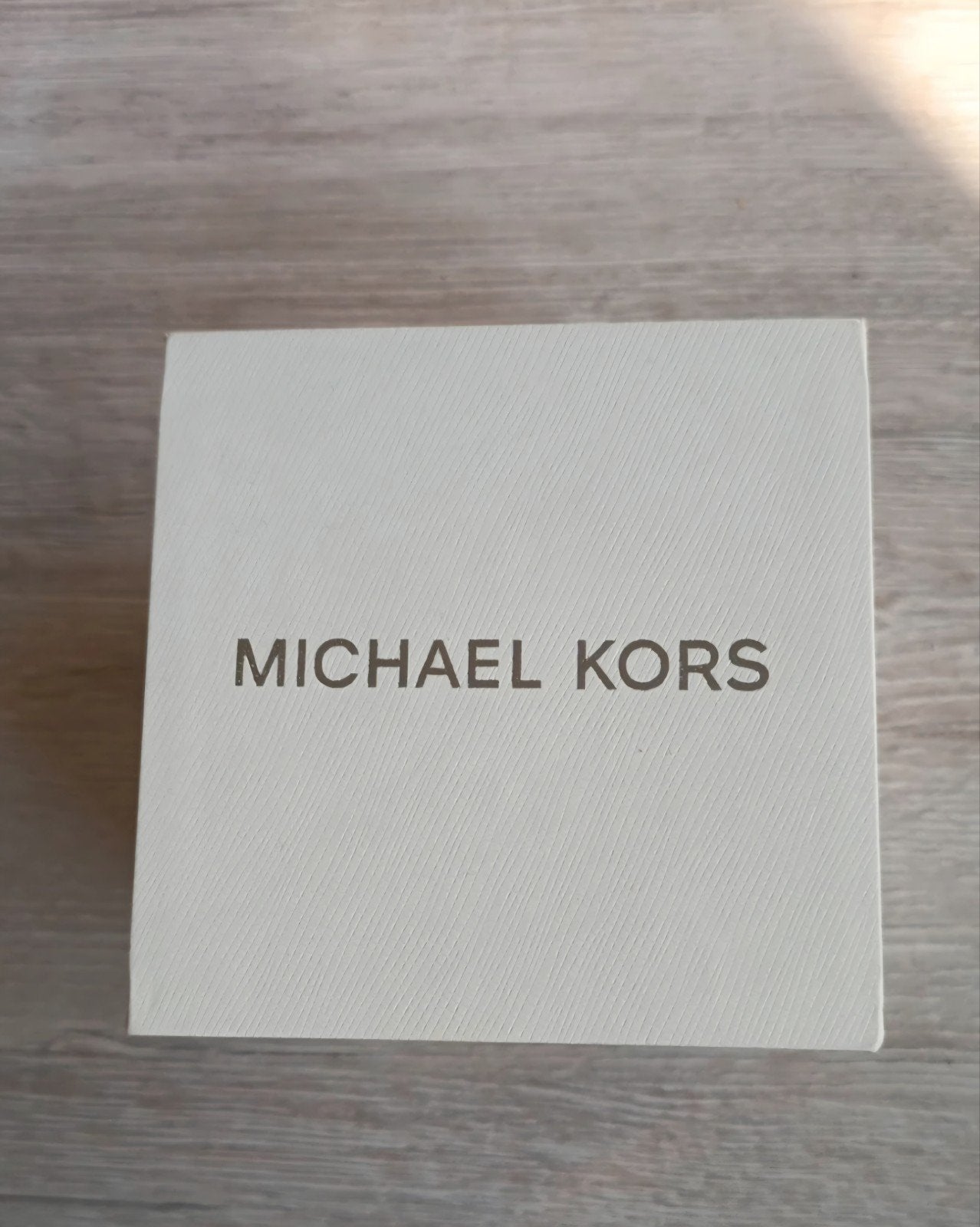Michael Kors Gouden Dameshorloge - Zo goed als nieuw, Overige merken, Overige materialen, Polshorloge, Overige materialen