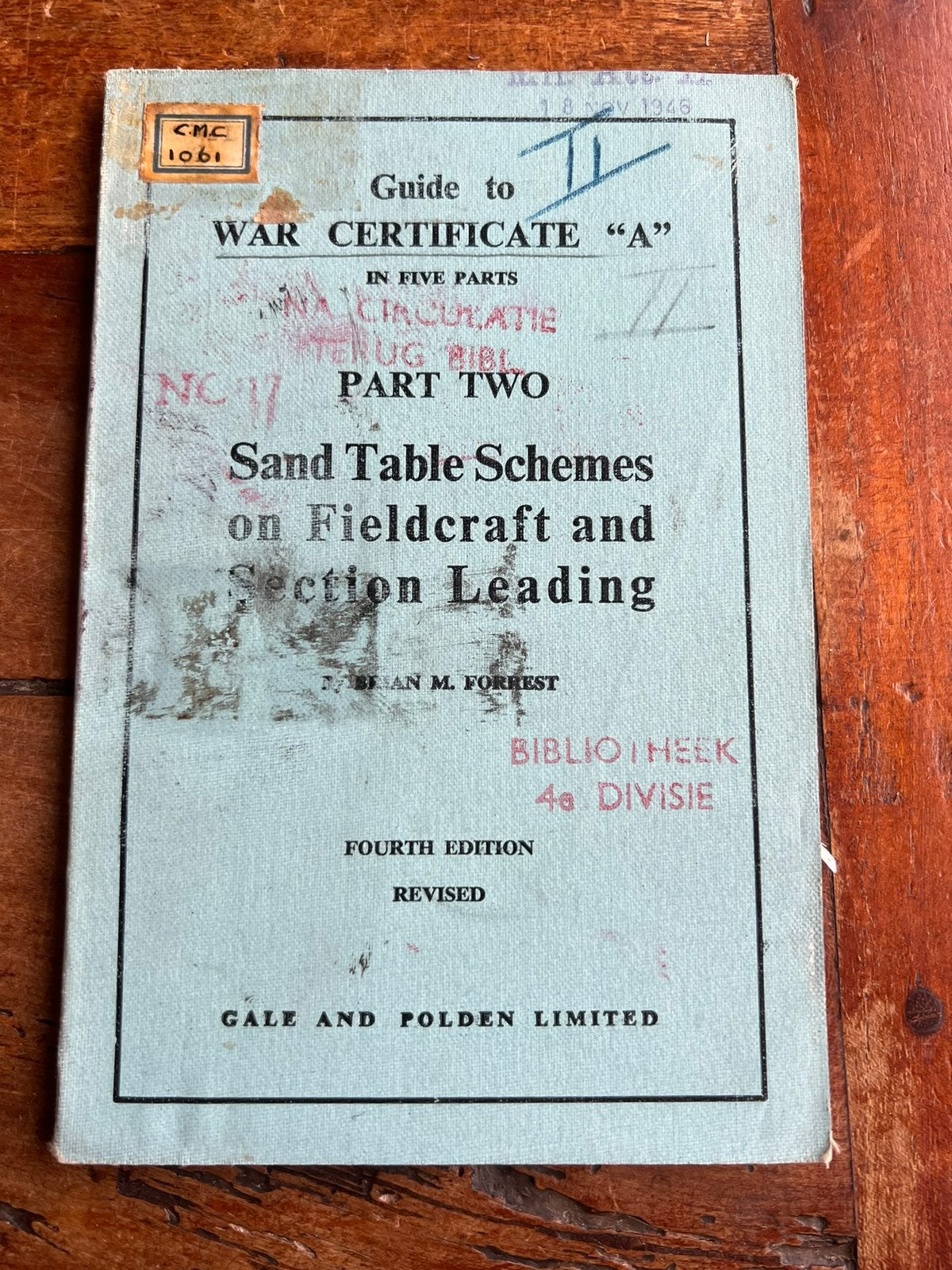 Nederlands KL KNIL PIB voorschrift gevecht taktieken, Verzamelen, Verzenden, Nederland, Embleem of Badge