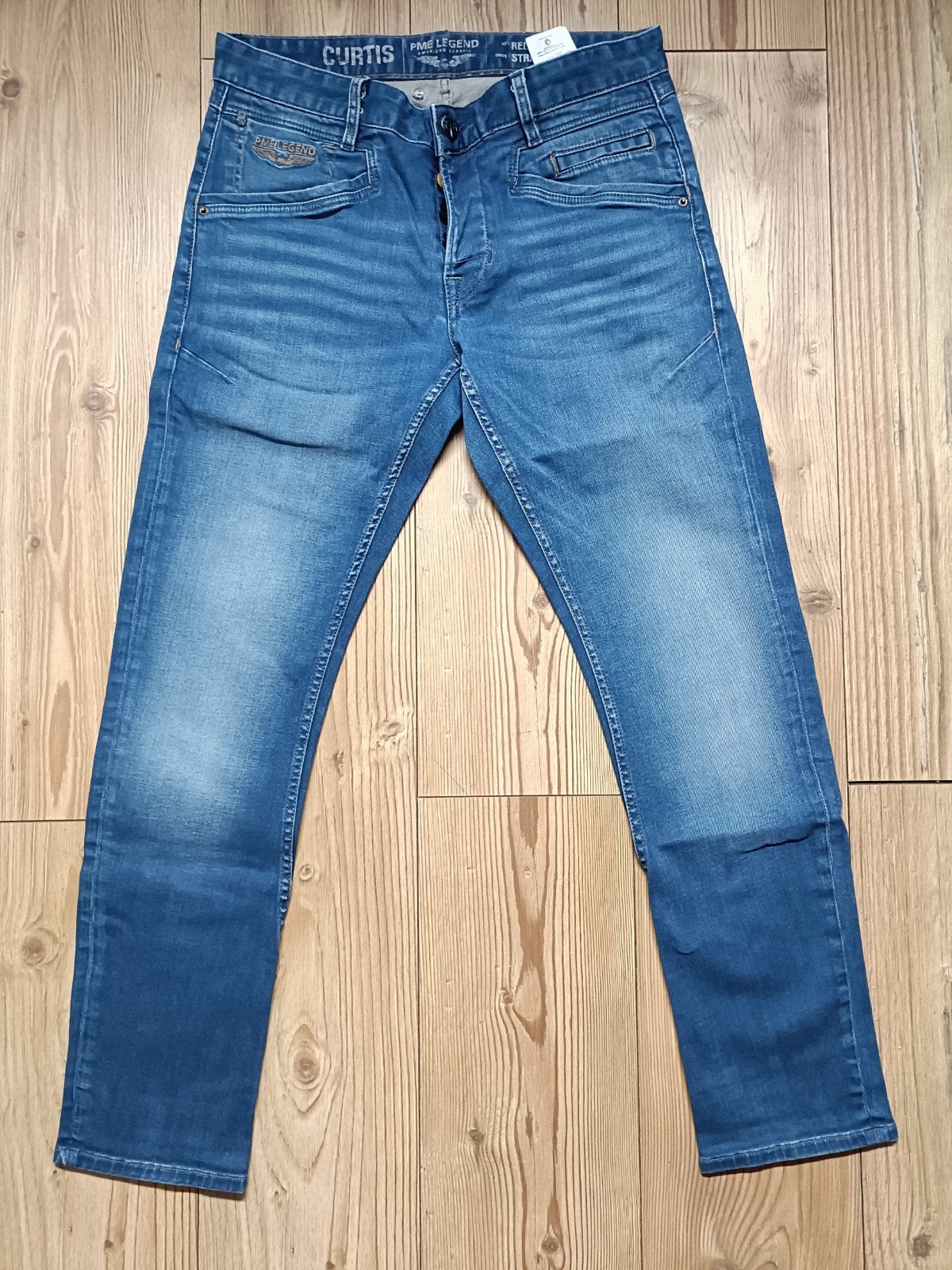 PME Legend stretch maat 32-32, Kleding | Heren, Spijkerbroeken en Jeans, Ophalen of Verzenden, Zo goed als nieuw, Blauw, W32 (confectie 46) of kleiner