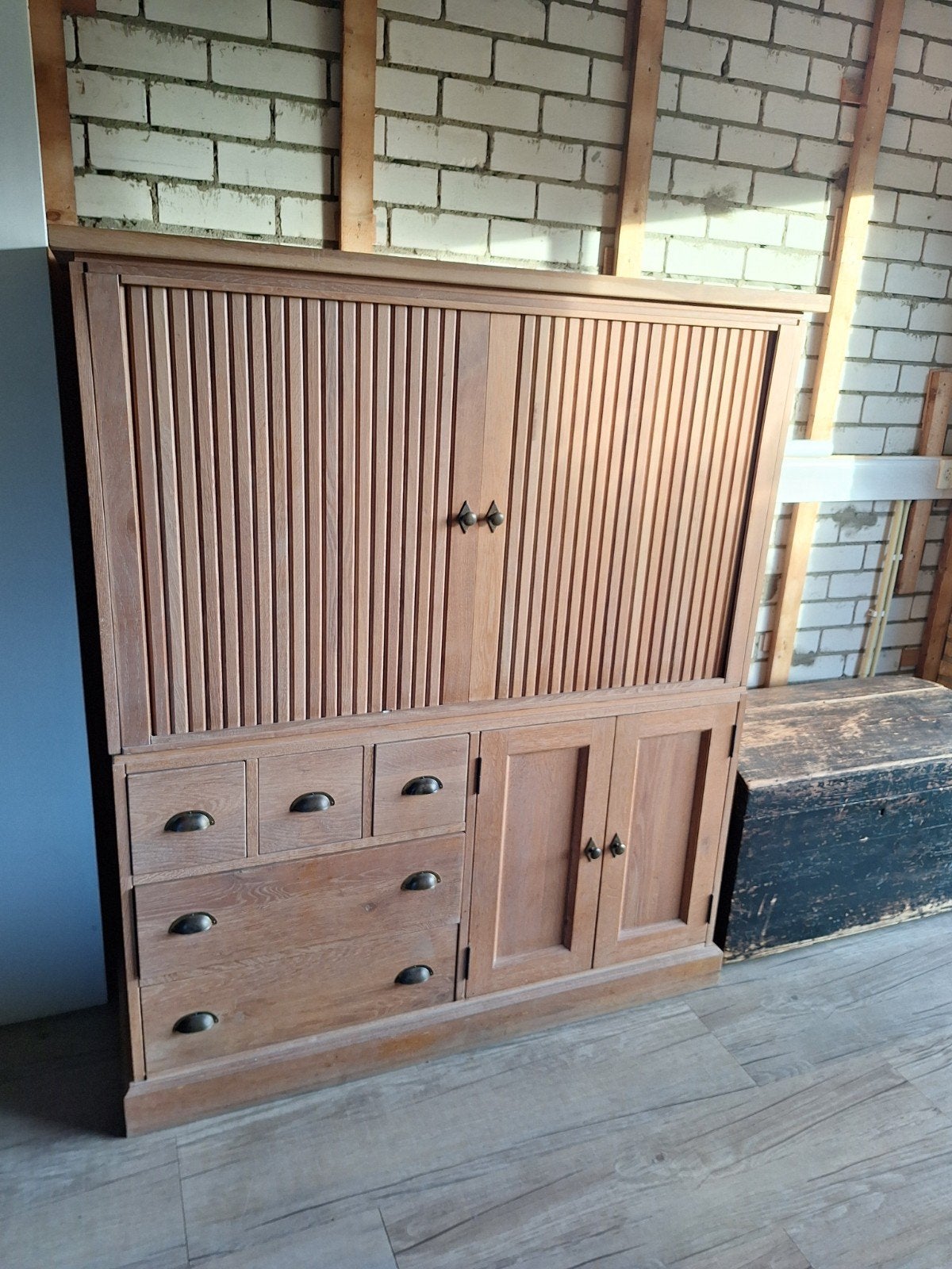 Hele mooie, degelijke, zware, kwaliteits computerkast, Ophalen, Gebruikt, 120 tot 170 cm, 120 tot 170 cm