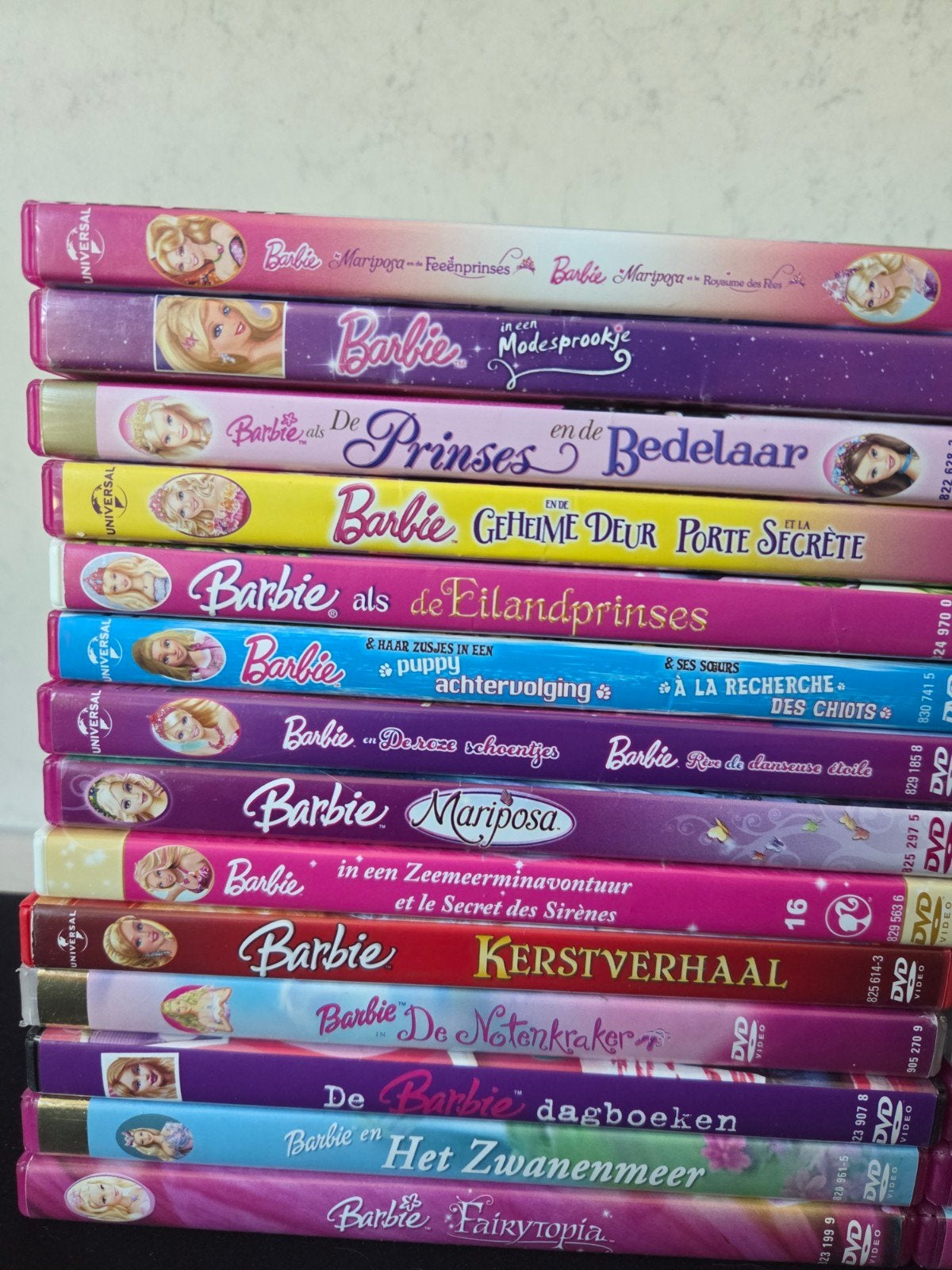 Barbie - 29x dvd, Alle leeftijden, Ophalen of Verzenden, Zo goed als nieuw