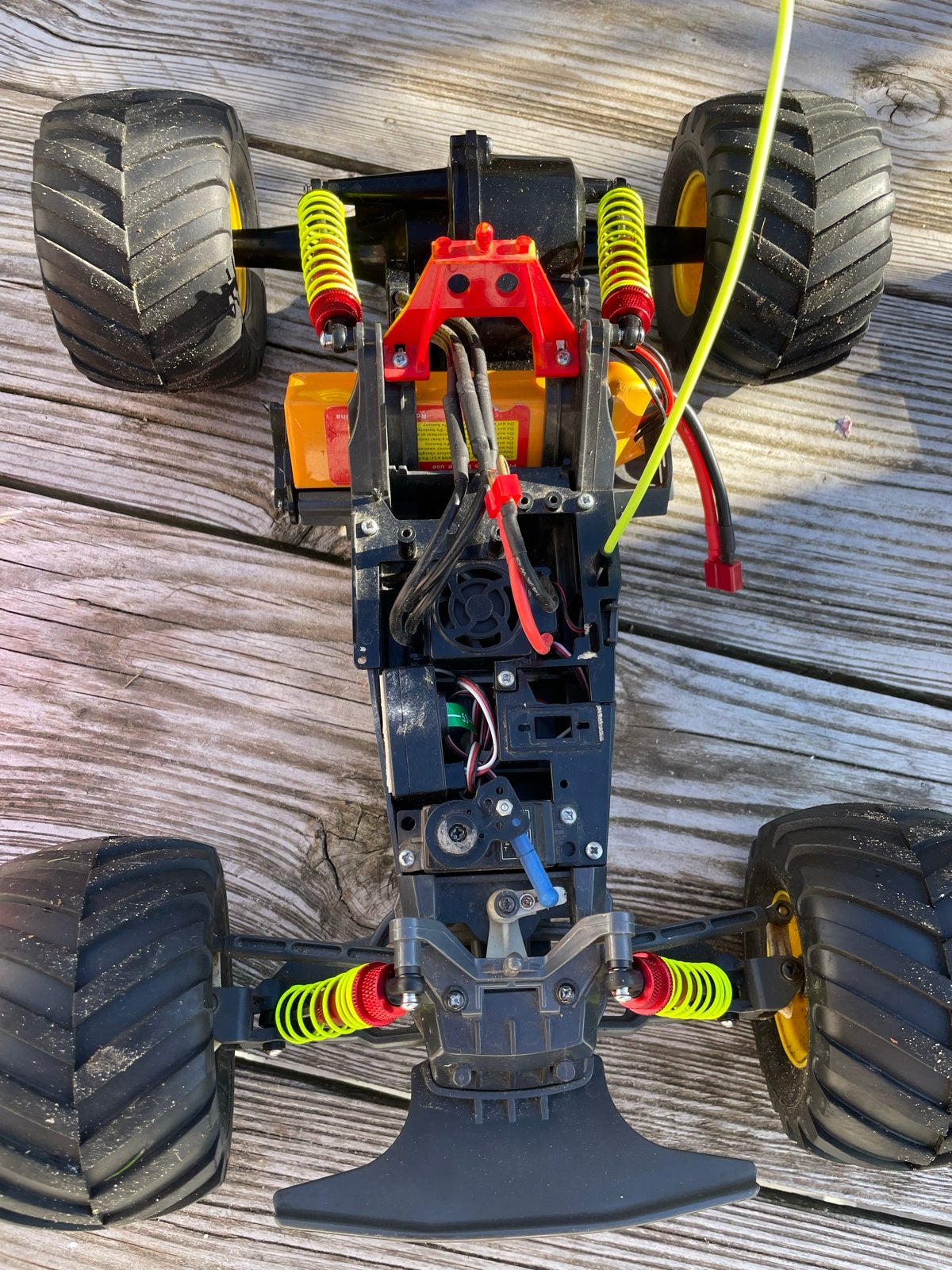 Tamiya Mad Bull / Mad Fighter RC Auto met extra's, Elektro, Gebruikt, Auto offroad, Ophalen of Verzenden