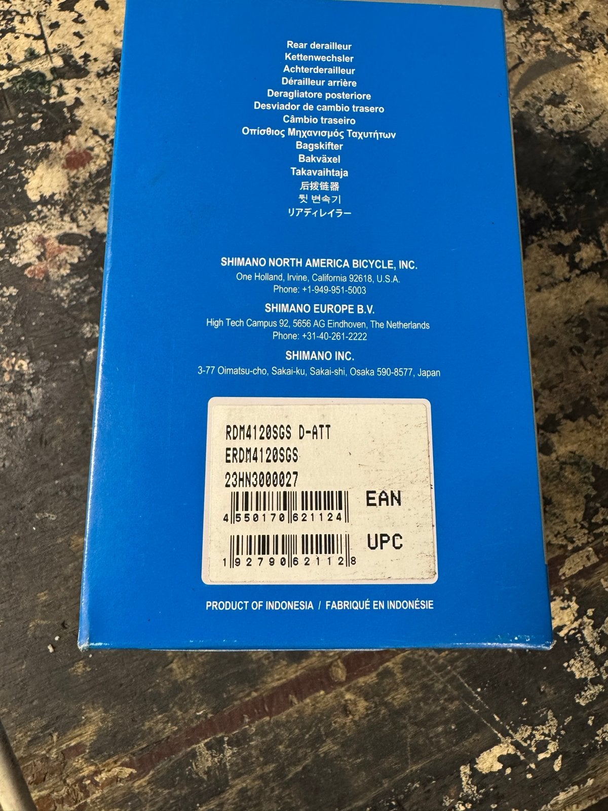Nieuwe Shimano Deore RD-M4120-SGS Achterderailleur, Fietsen en Brommers, Nieuw, Ophalen of Verzenden, Derailleur of Ketting, Aluminium
