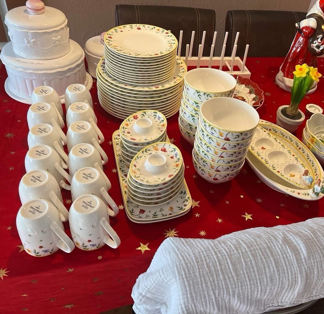 Villeroy en Boch spring awakening oude serie., Ophalen, Overige merken, Keramiek, Landelijk/Boerenbont