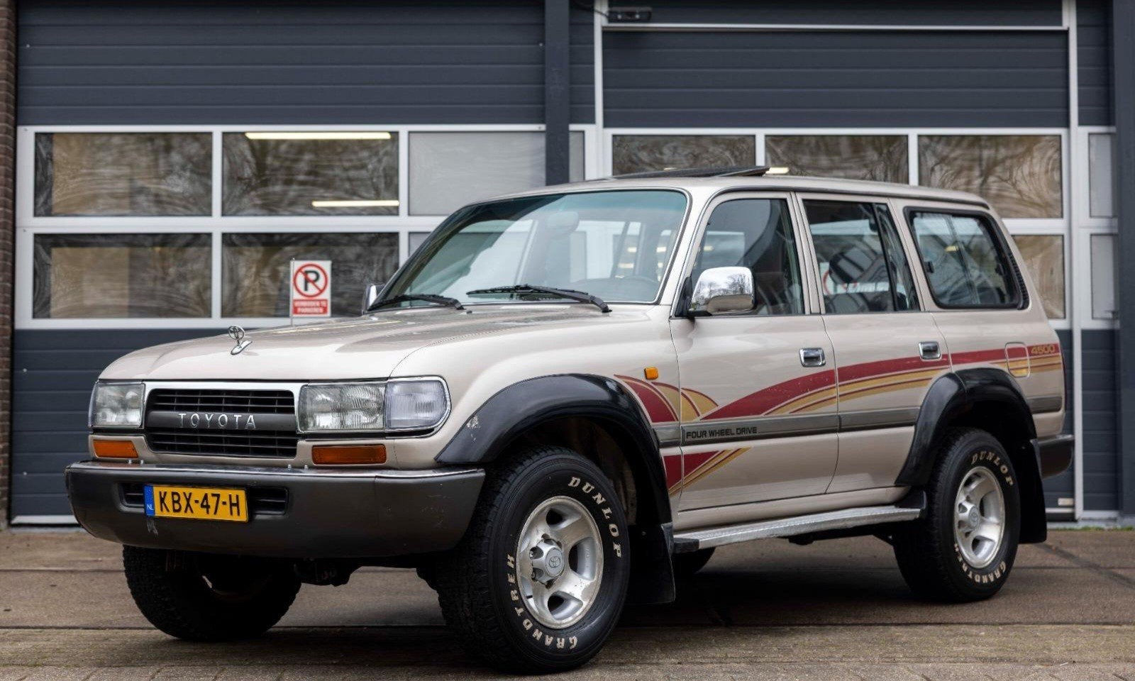 Toyota Land Cruiser 80 FZJ80 4.5L benzine 1993, Metallic lak, 4477 cc, Beige, Handgeschakeld