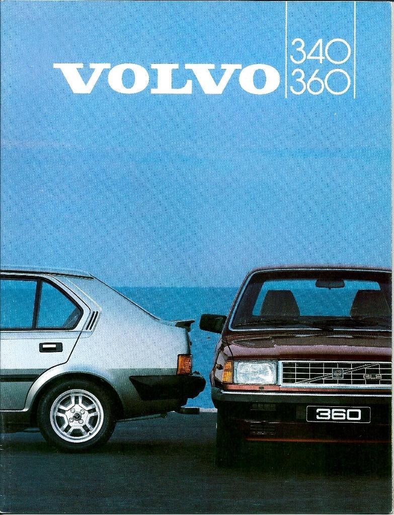 Brochure Volvo 340 360 Sedan 1984, Ophalen of Verzenden, Gelezen, Volvo