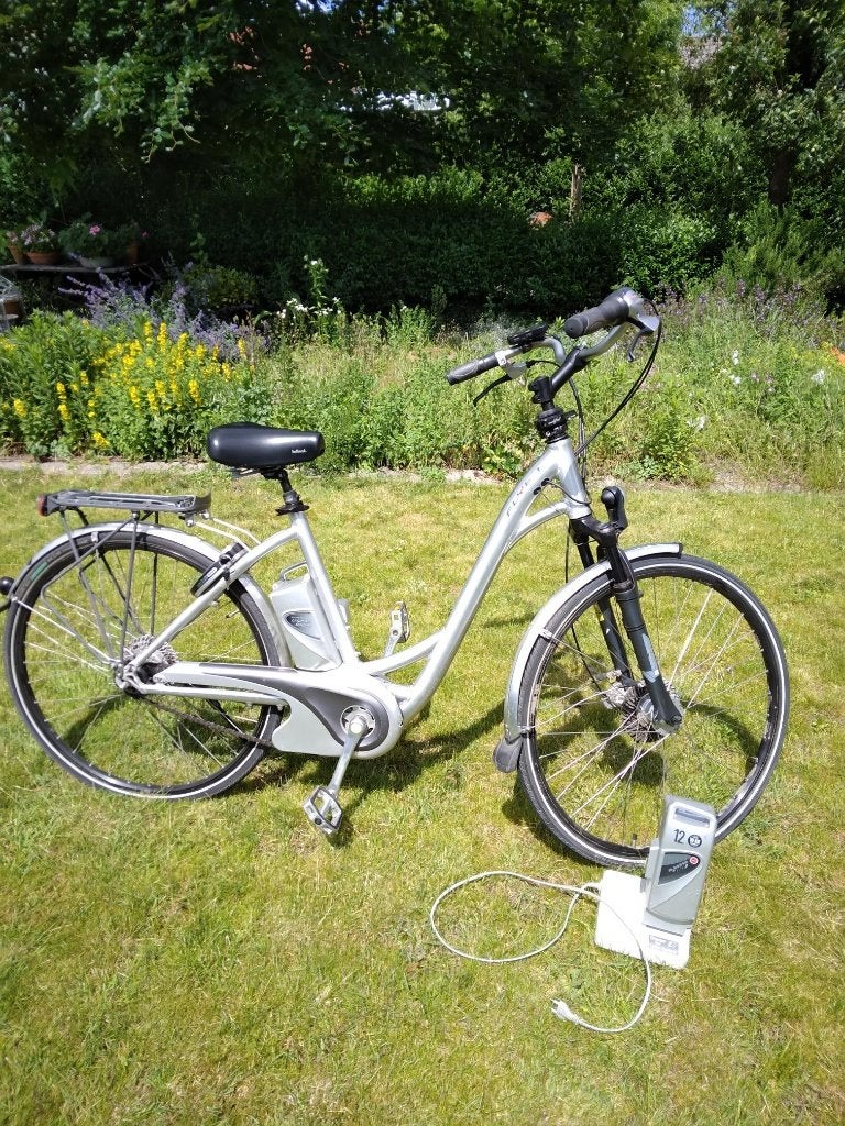Flyer elektrische fiets, Fietsen en Brommers, Elektrische fietsen, Gebruikt, 47 tot 51 cm, 50 km per accu of meer, Ophalen