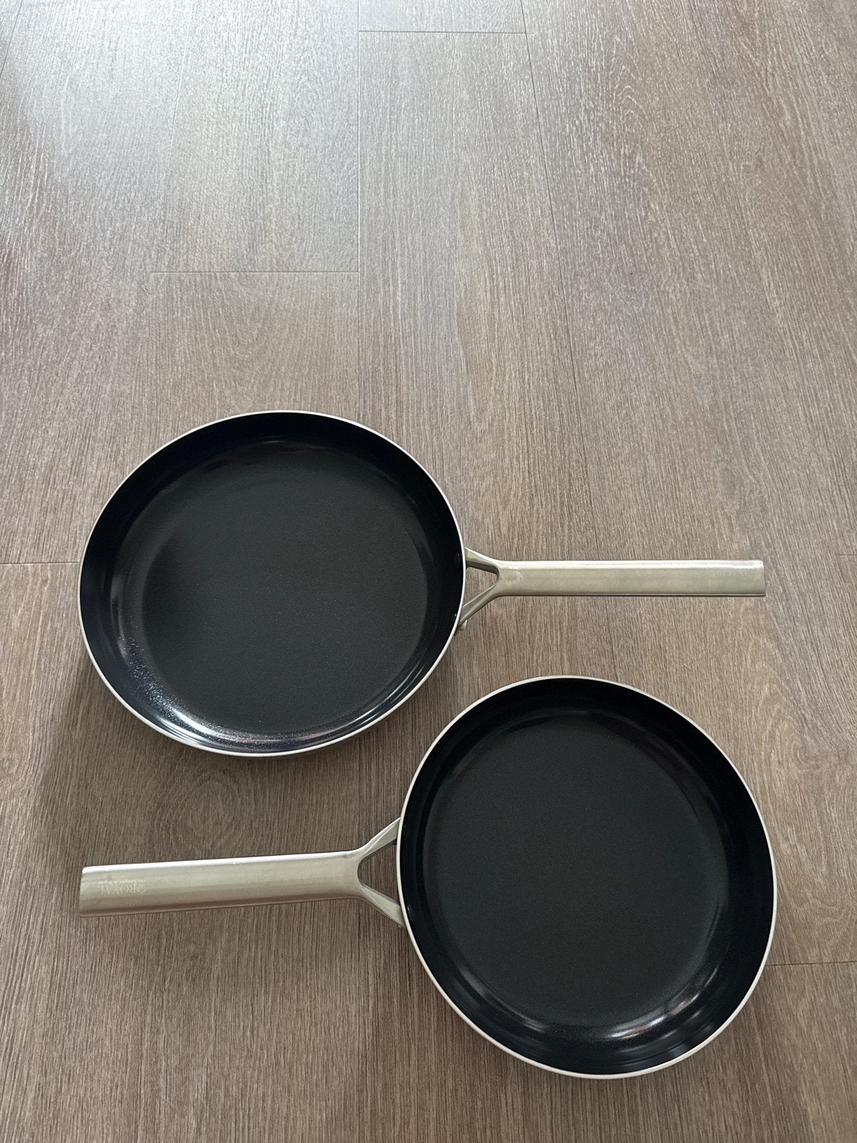 Royal van Kempen & Begeer pannen set 24 cm en 28 cm, Huis en Inrichting, Keuken | Potten en Pannen, Gebruikt, Inductieplaat, Ophalen of Verzenden
