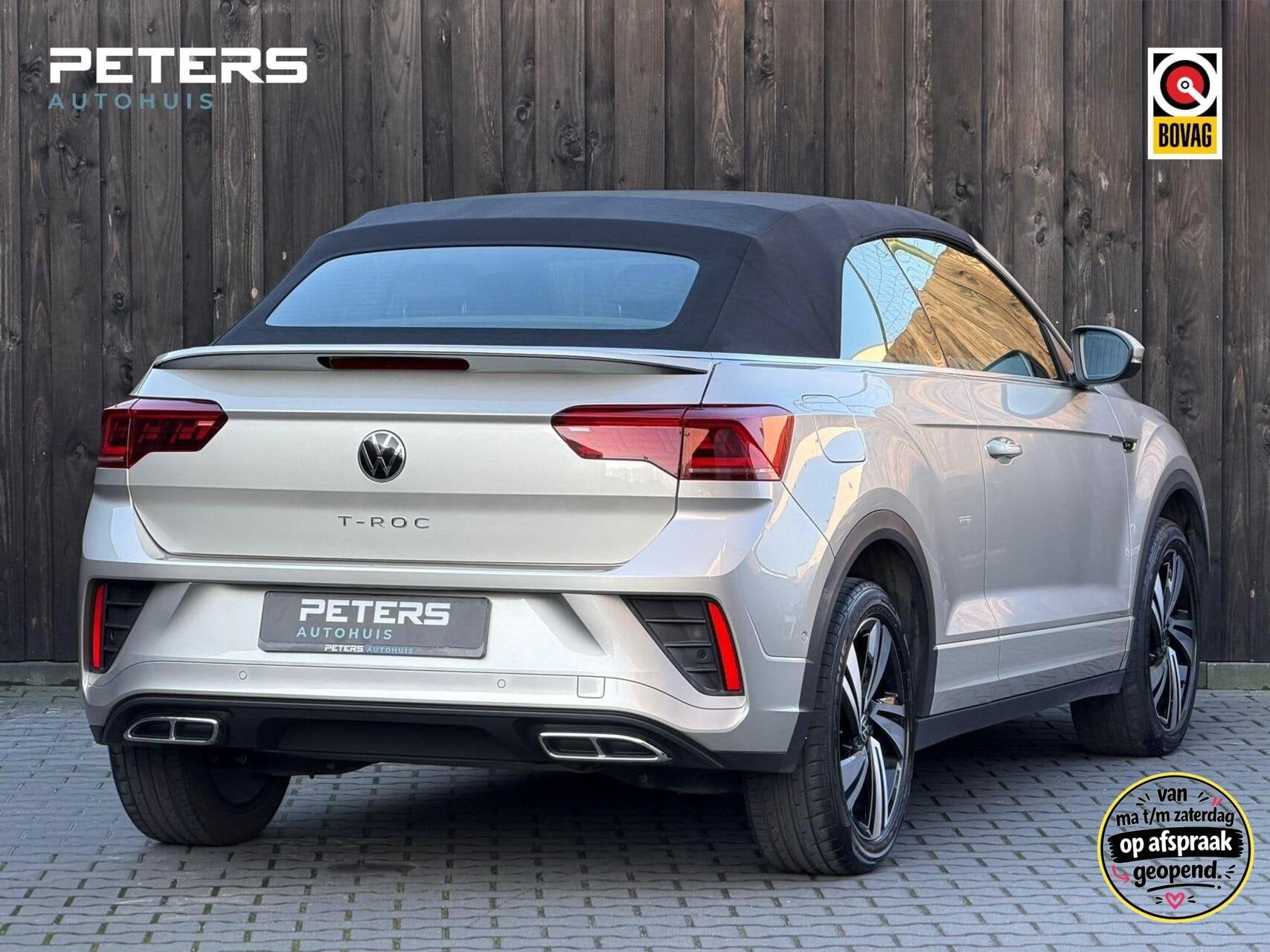 Volkswagen T-Roc Cabrio 1.5 TSI R-Line| Vol Luxe| 1 eigenaar, Auto's, Volkswagen, 15 km/l, 4 cilinders, Beige, Bedrijf