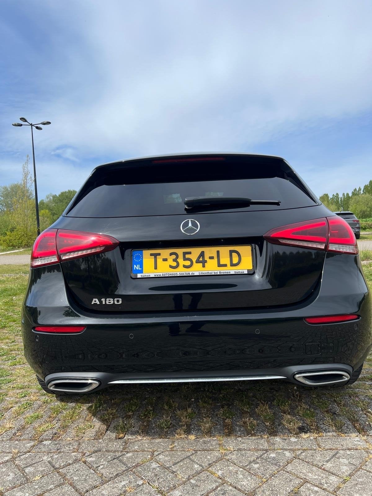 Mercedes-Benz A-Klasse A 180 136pk 7G-DCT 2019 Zwart, Auto's, Mercedes-Benz, Bedrijf, Te koop, A-Klasse, ABS, Achteruitrijcamera
