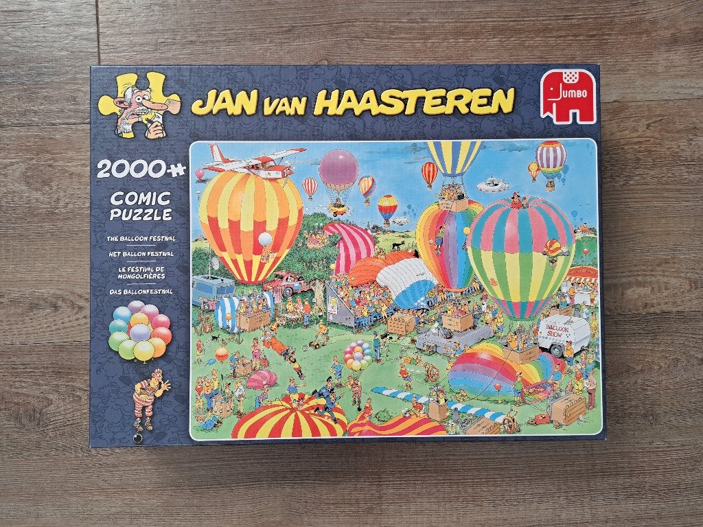 Jan van Haasteren - Het Ballonfestival, Ophalen of Verzenden, 500 t/m 1500 stukjes, Zo goed als nieuw, Legpuzzel