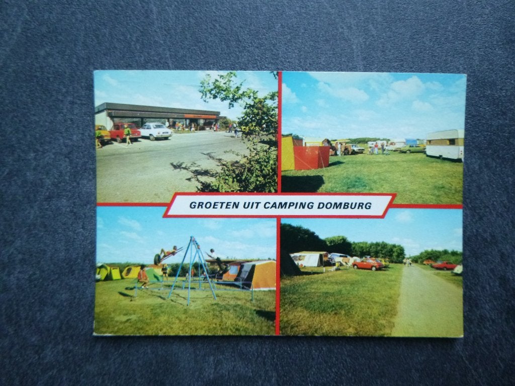 camping Domburg, auto/tent, Verzenden, 1980 tot heden, Gelopen, Zeeland