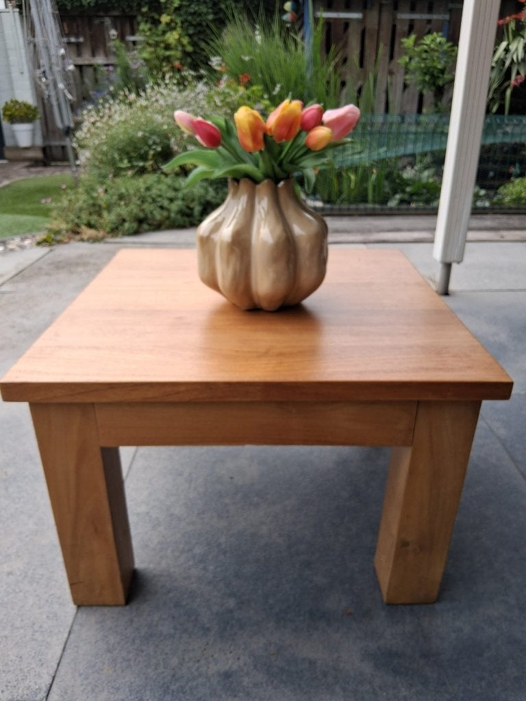 salon/hoektafeltje, 50 tot 100 cm, Zo goed als nieuw, Teakhout, 5 – 50