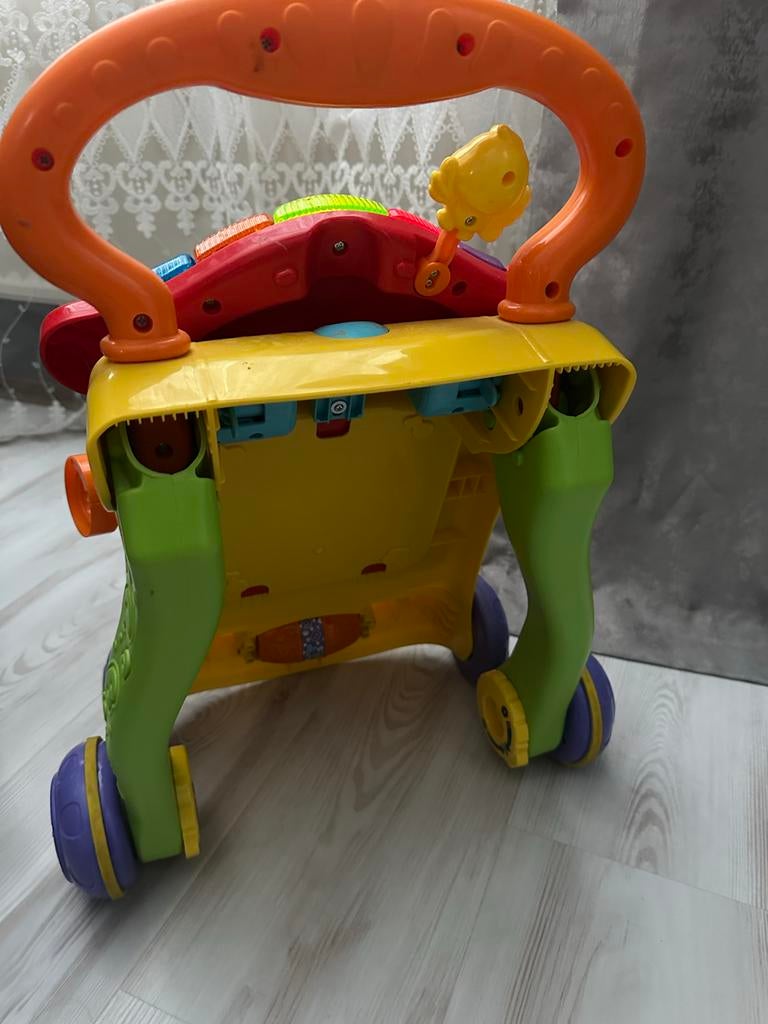 VTech Baby Walker - Interactieve Loopwagen met Geluid, Ophalen, Zo goed als nieuw