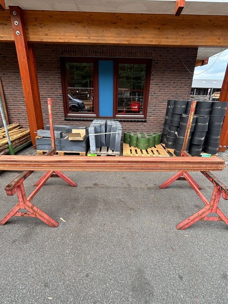 Hardhout vlonderplank/dekdeel 28x145mm 270cm nr. 731, Ophalen, Zo goed als nieuw, Hout