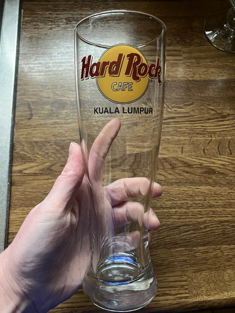 Glas Hard Rock Cafe - Kuala Lumpur, Ophalen of Verzenden, Zo goed als nieuw, Overige typen
