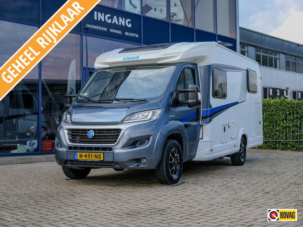 Knaus Sky TI 650 MEG, Caravans en Kamperen, Standaard zit, Ringverwarming, Fiat, Koelkast