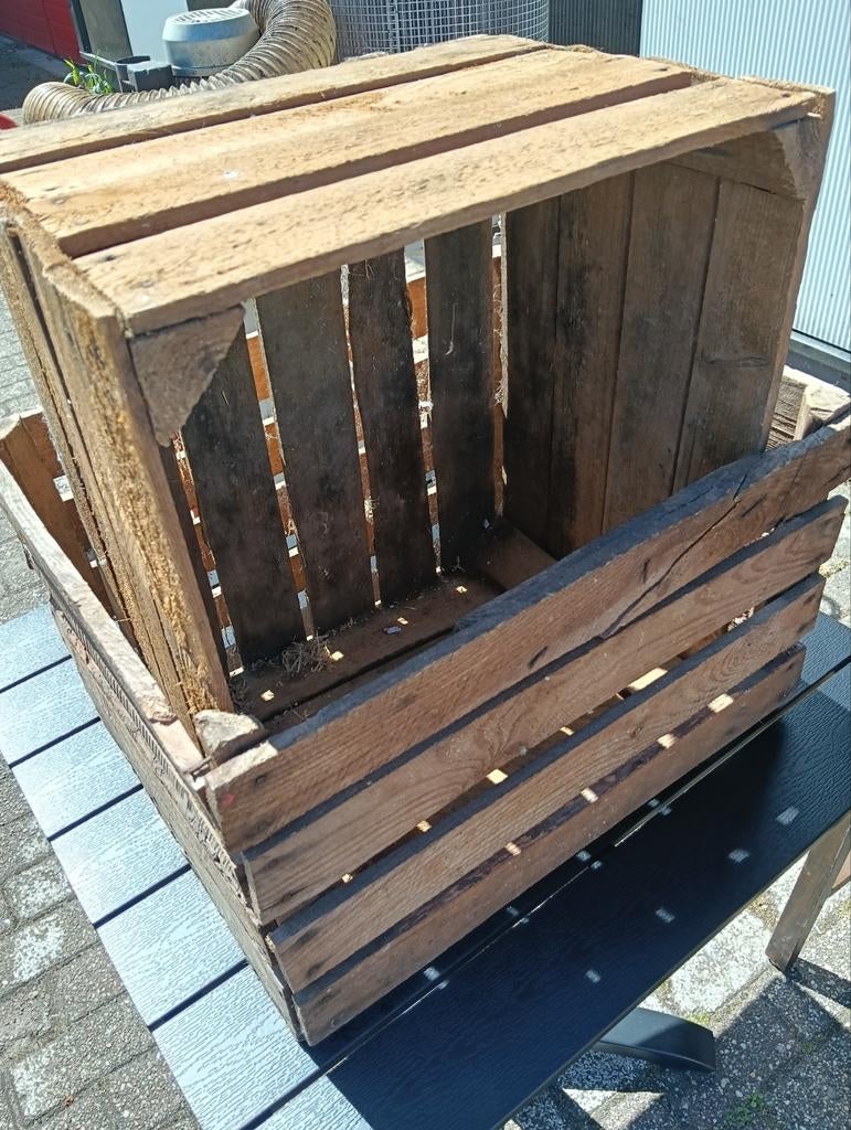 Vintage fruitkistjes - Decoratief en praktisch, Ophalen, Gebruikt, 50 tot 75 cm, Minder dan 40 cm