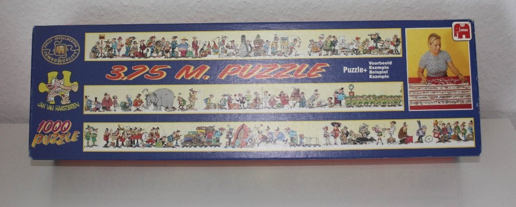 Jan van Haasteren puzzel ZELDZAAM / De langste puzzel, Ophalen of Verzenden, 500 t/m 1500 stukjes, Zo goed als nieuw, Legpuzzel