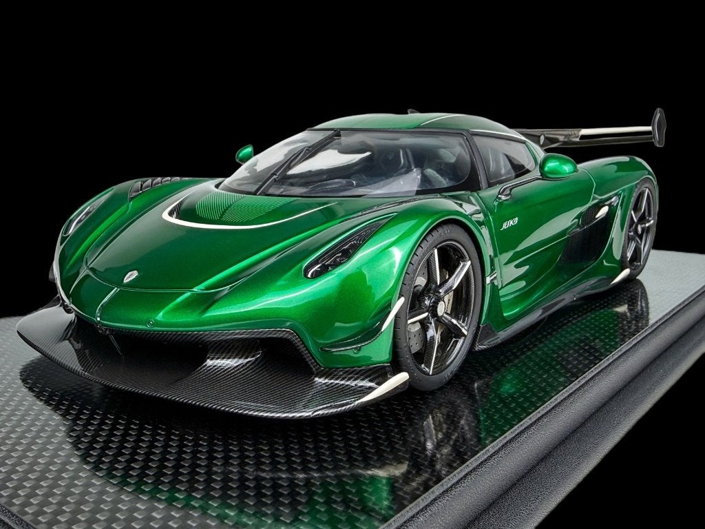 Koenigsegg Jesko, Manz Green 1:18 FrontiArt Pre-Order, Ophalen of Verzenden, Nieuw, Auto, Overige merken