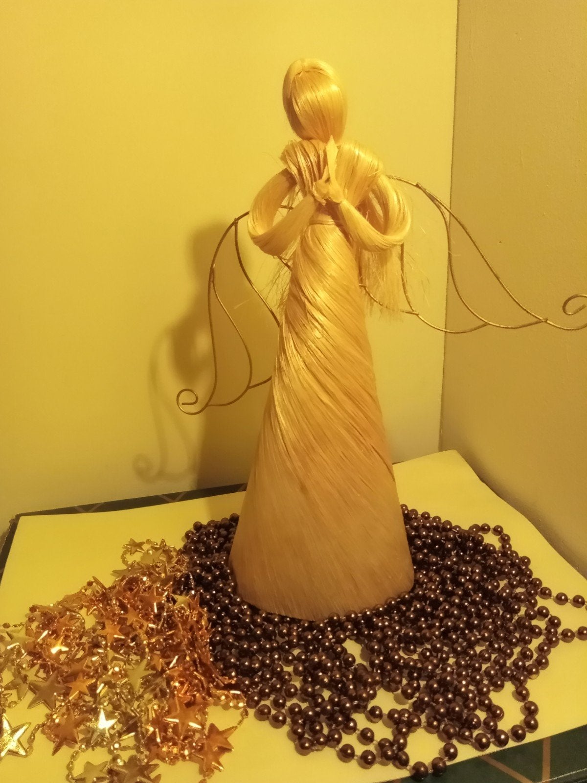 Kerst engel en diverse kralenslingers, kerstslinger, Diversen, Ophalen of Verzenden