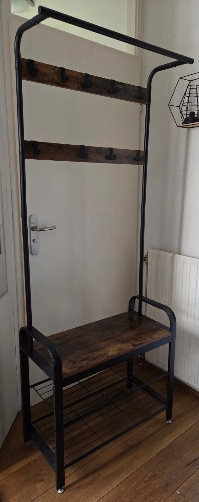 schoenenrek inclusief kapstok, Huis en Inrichting, Ophalen, Zo goed als nieuw, Metaal, Staande kapstok