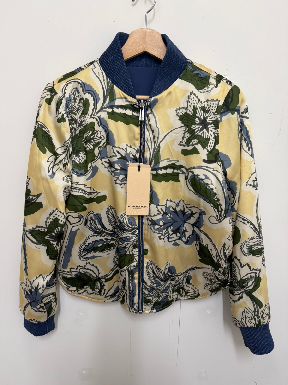 Nieuw Scotch&Soda reversible jack XS, Verzenden, Nieuw, Maat 34 (XS) of kleiner, Blauw