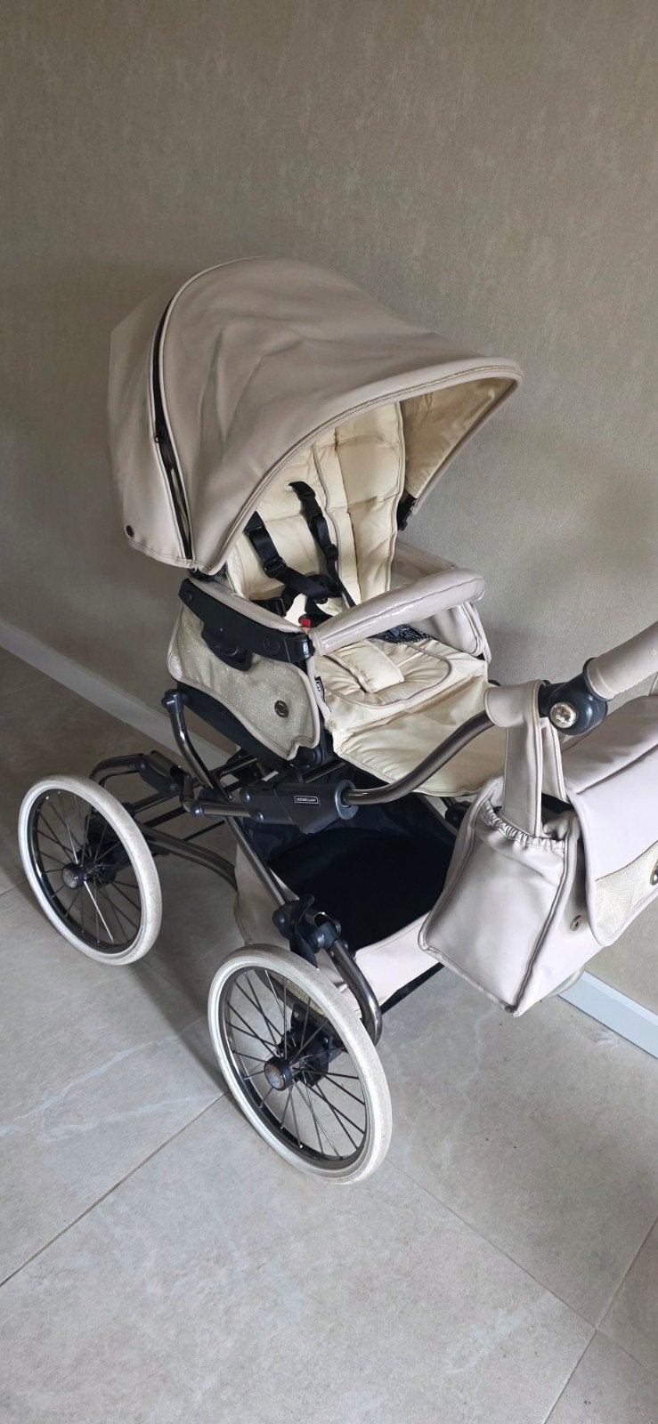 Bebecar Stylo kinderwagen met Maxi-Cosi, Gebruikt, Combiwagen, Verstelbare duwstang, Ophalen
