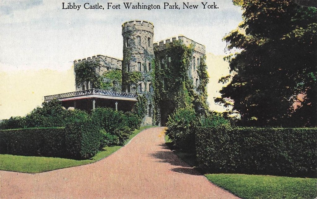 703-246-015 Libby Castle Fort Washington Park New York, Verzenden, Voor 1920, Overig Europa