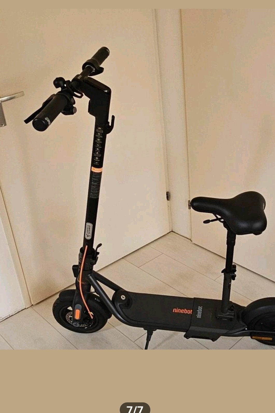 segway ninebot f2 pro kickstart elek. step., Fietsen en Brommers, Ophalen, Zo goed als nieuw, Elektrische step (E-scooter), SEGWAY Ninebot