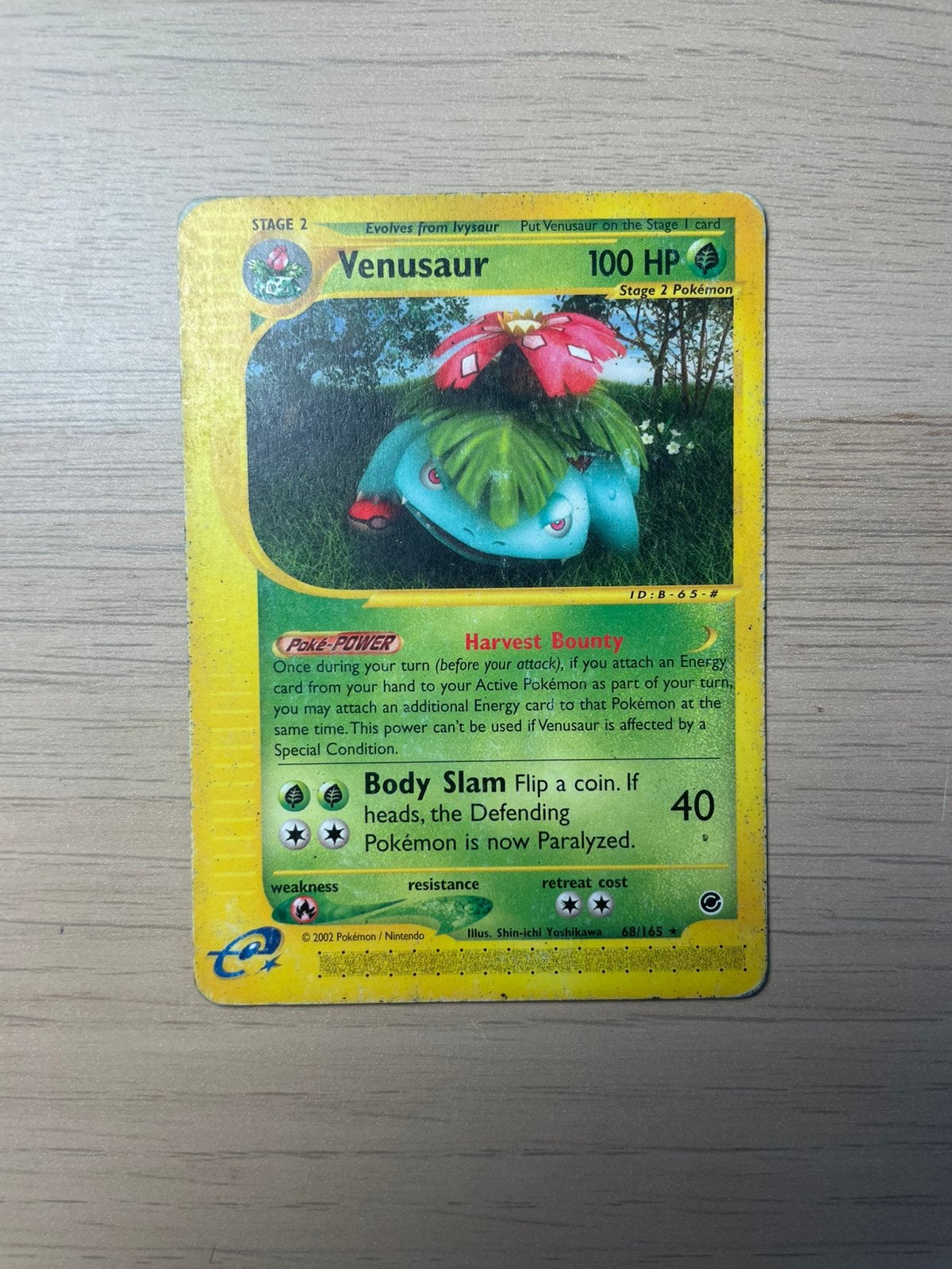 Pokémon Venusaur 68/165 | Expedition Base Set HP, Hobby en Vrije tijd, Verzamelkaartspellen | Pokémon, Ophalen of Verzenden, Gebruikt