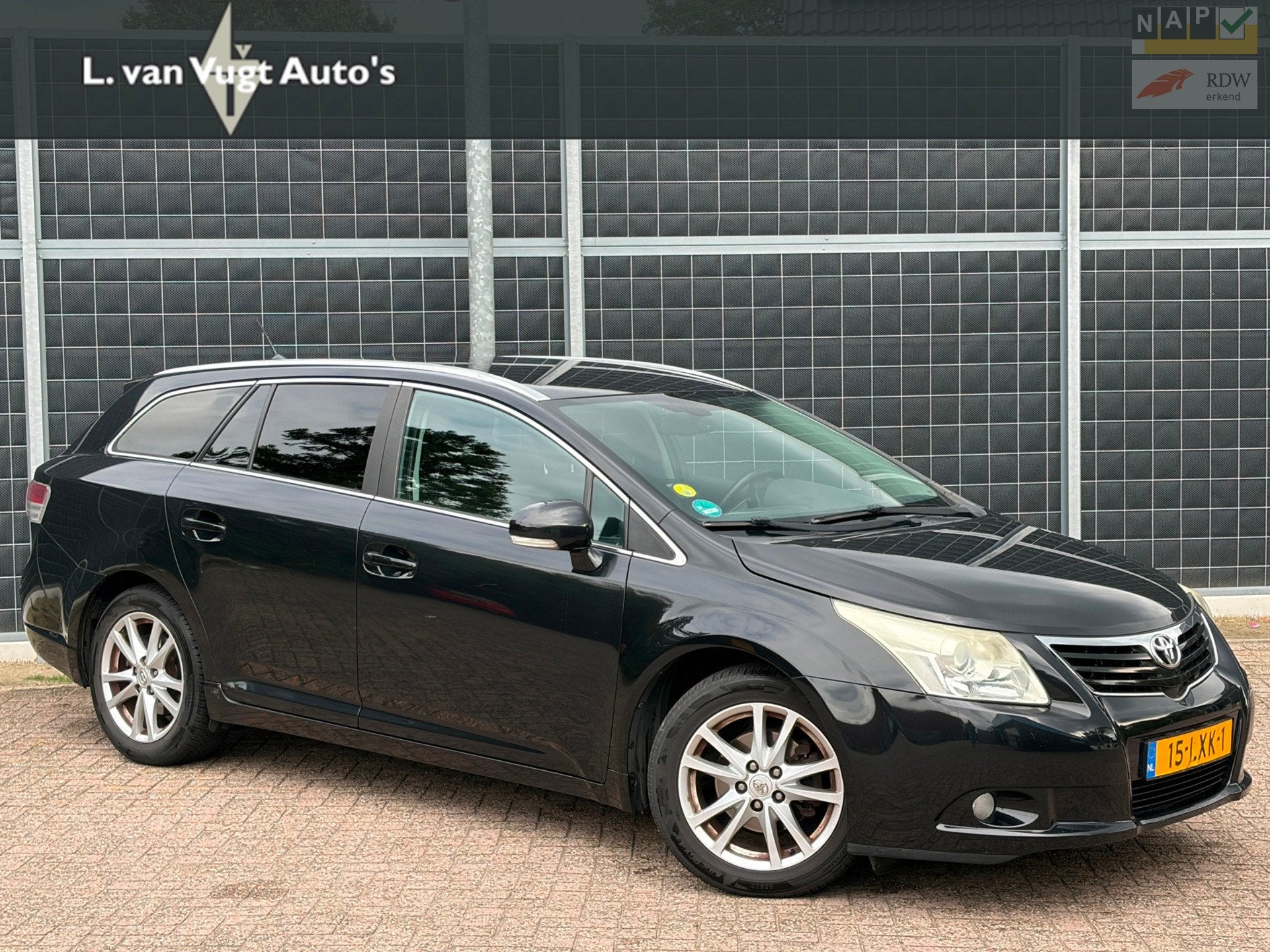 Toyota Avensis Wagon 1.8 VVTi Business, 15 km/l, 4 cilinders, Zwart, Origineel Nederlands