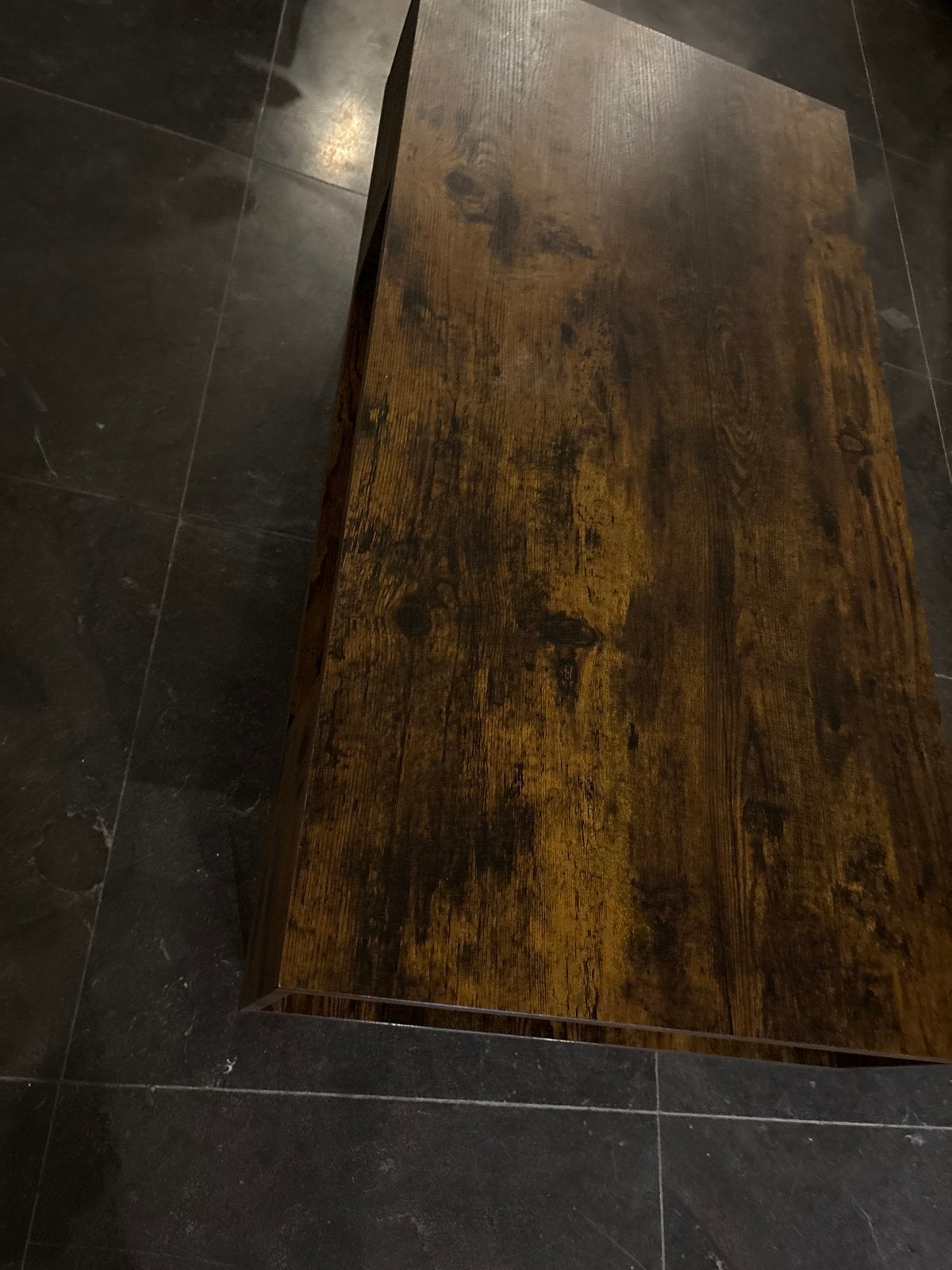 Salontafel zo goed als nieuw L100xB50xH40 met lade en vakken, Ophalen, 100 tot 150 cm, 50 tot 100 cm, Zo goed als nieuw