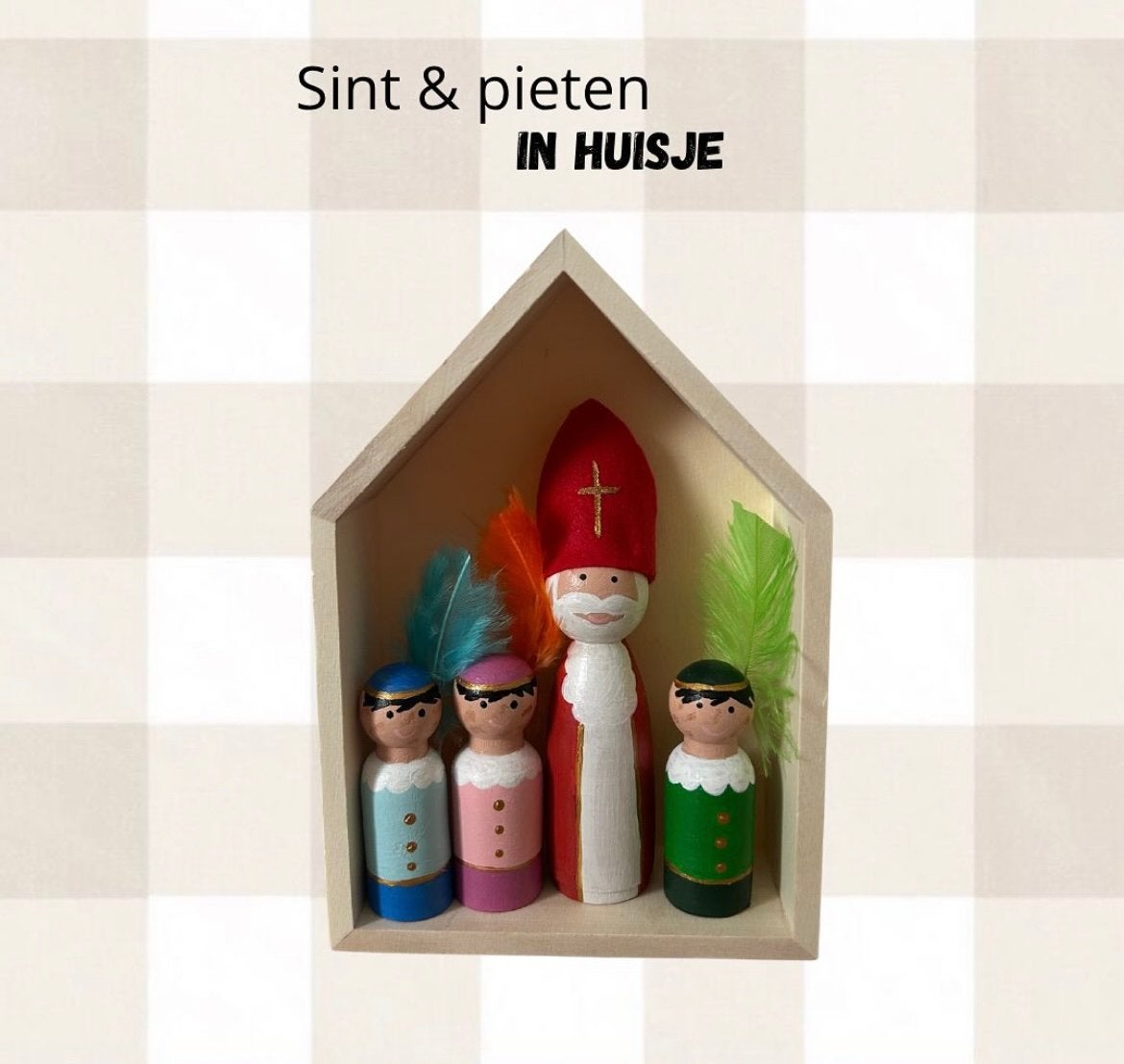 Sint & pieten in huisje, Ophalen of Verzenden, Nieuw