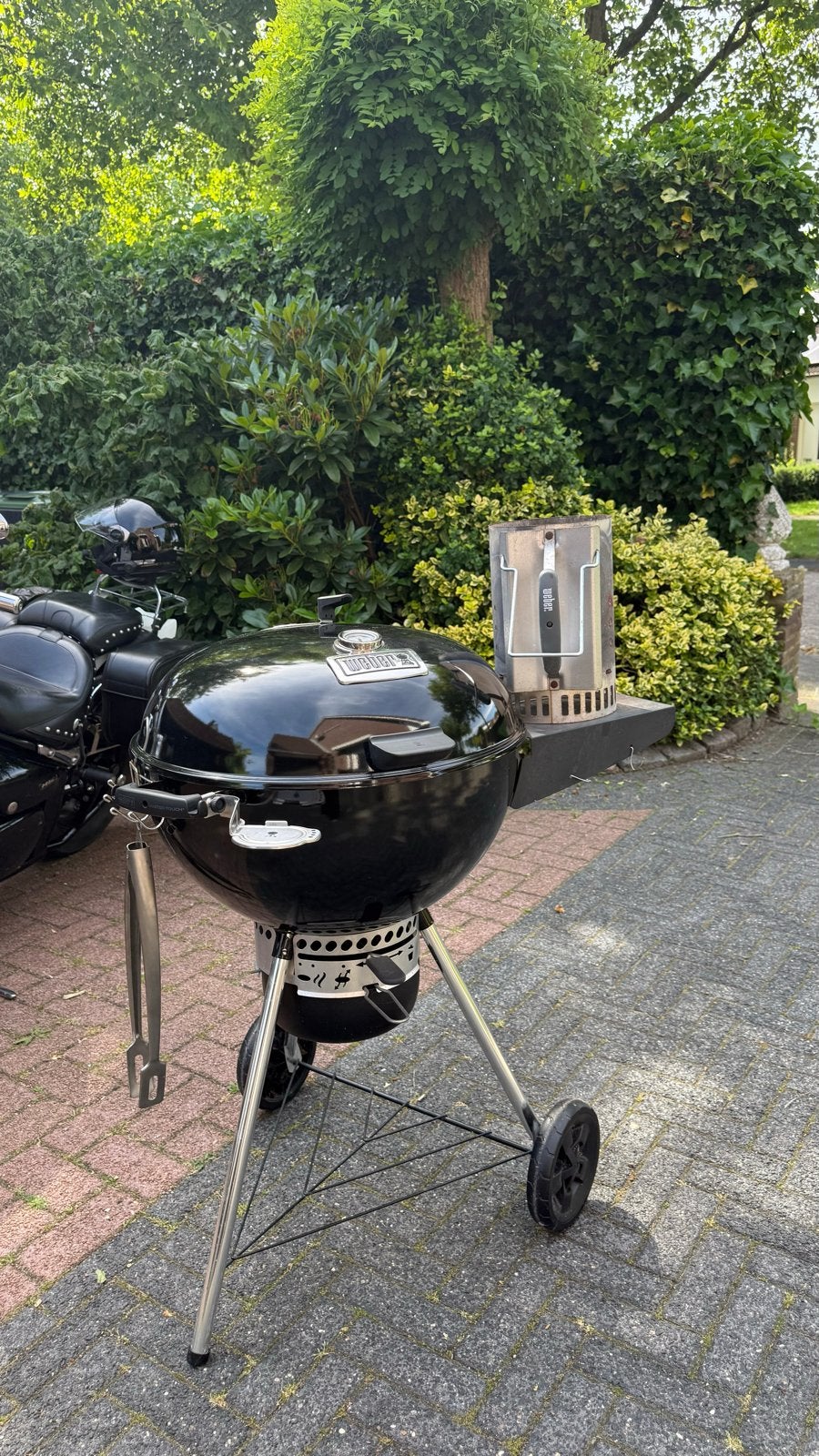 Weber Master-Touch Premium GBS E-5775 Houtskoolbarbecue, Ophalen, Zo goed als nieuw