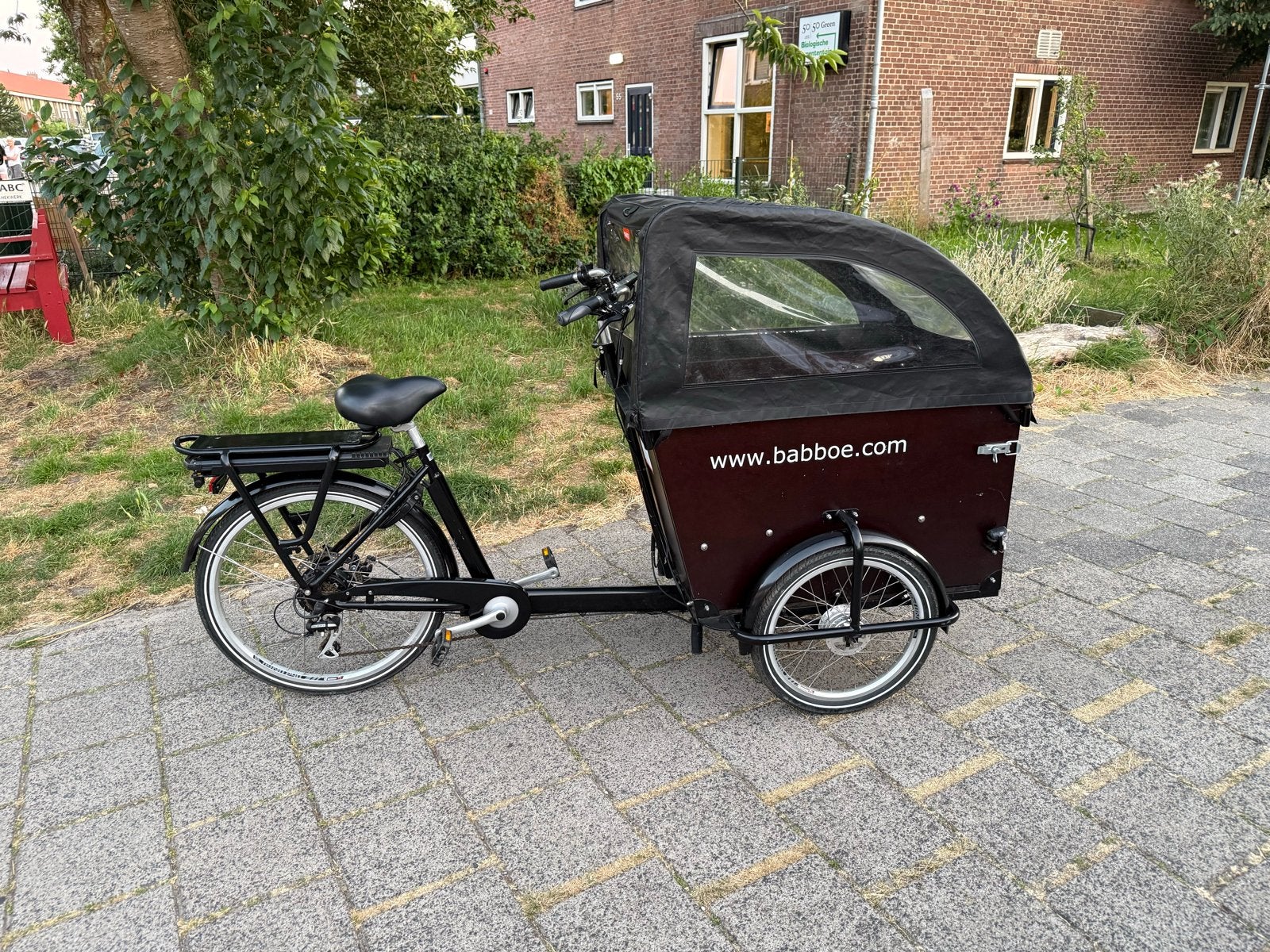 Babboe Dog Bakfiets Elektrisch - Perfect voor Honden, Goederen, Elektrisch, Zo goed als nieuw, Schijfrem