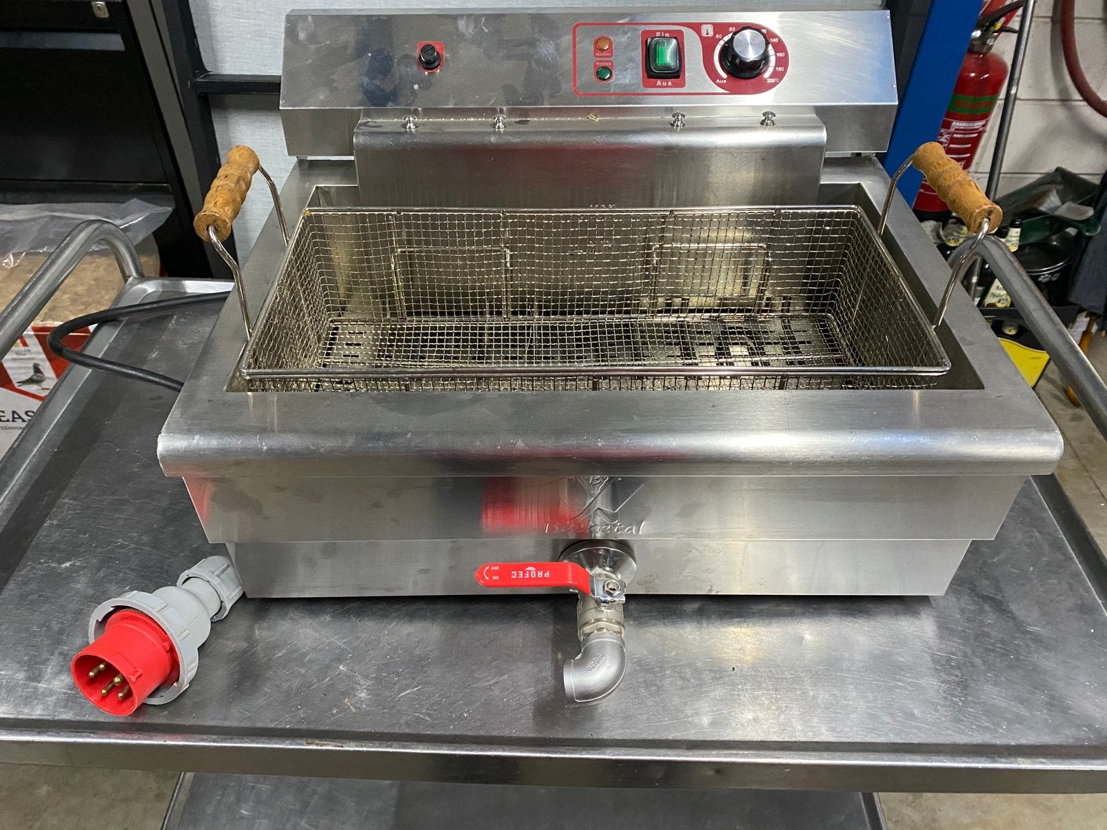 Tafelmodel Horeca friteuse frituuroven bakoven 20 ltr, 4 liter of meer, Ophalen, Gebruikt, Uitneembare binnenpan