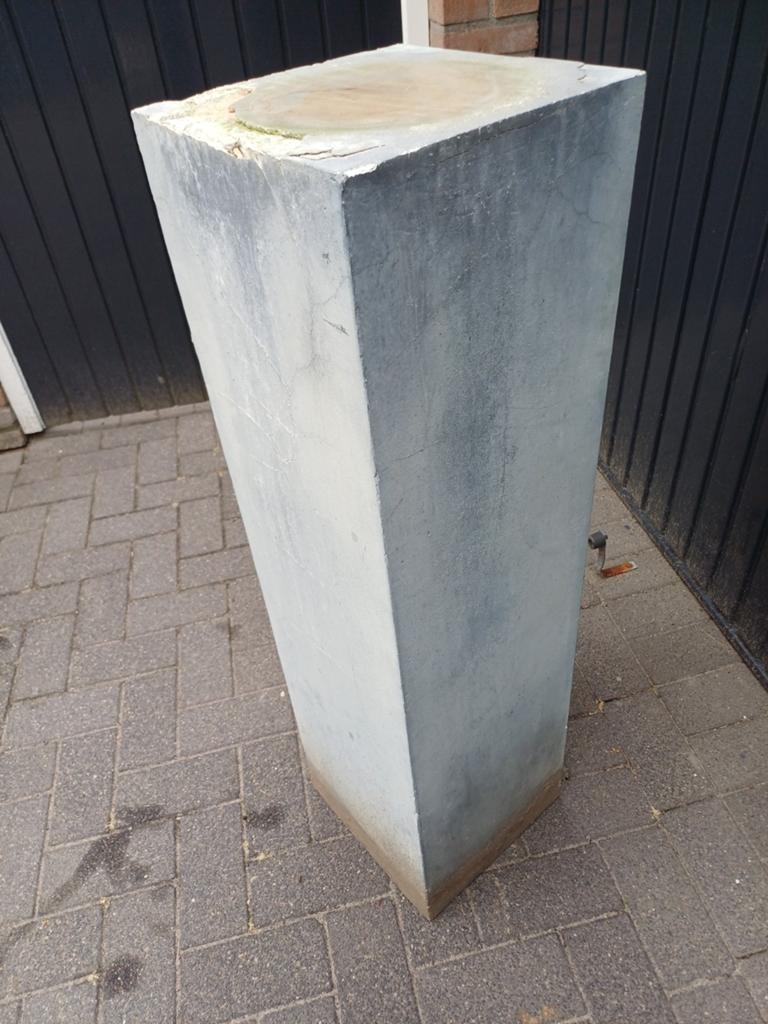 Plantenzuil / pilaar 100x28x28cm, Ophalen, Gebruikt