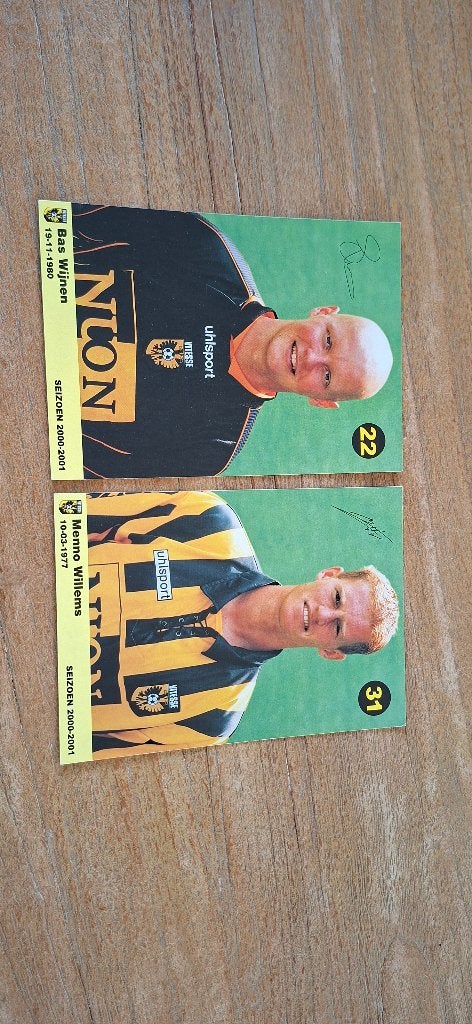 Spelerskaart; 2x Vitesse, Ophalen of Verzenden, Nieuw, Vitesse, Spelerskaart