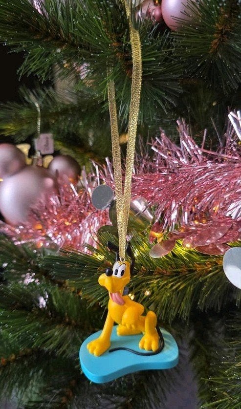 Disney Pluto kerst ornament hanger kerstbal, Verzamelen, Ophalen of Verzenden, Goofy of Pluto, Nieuw