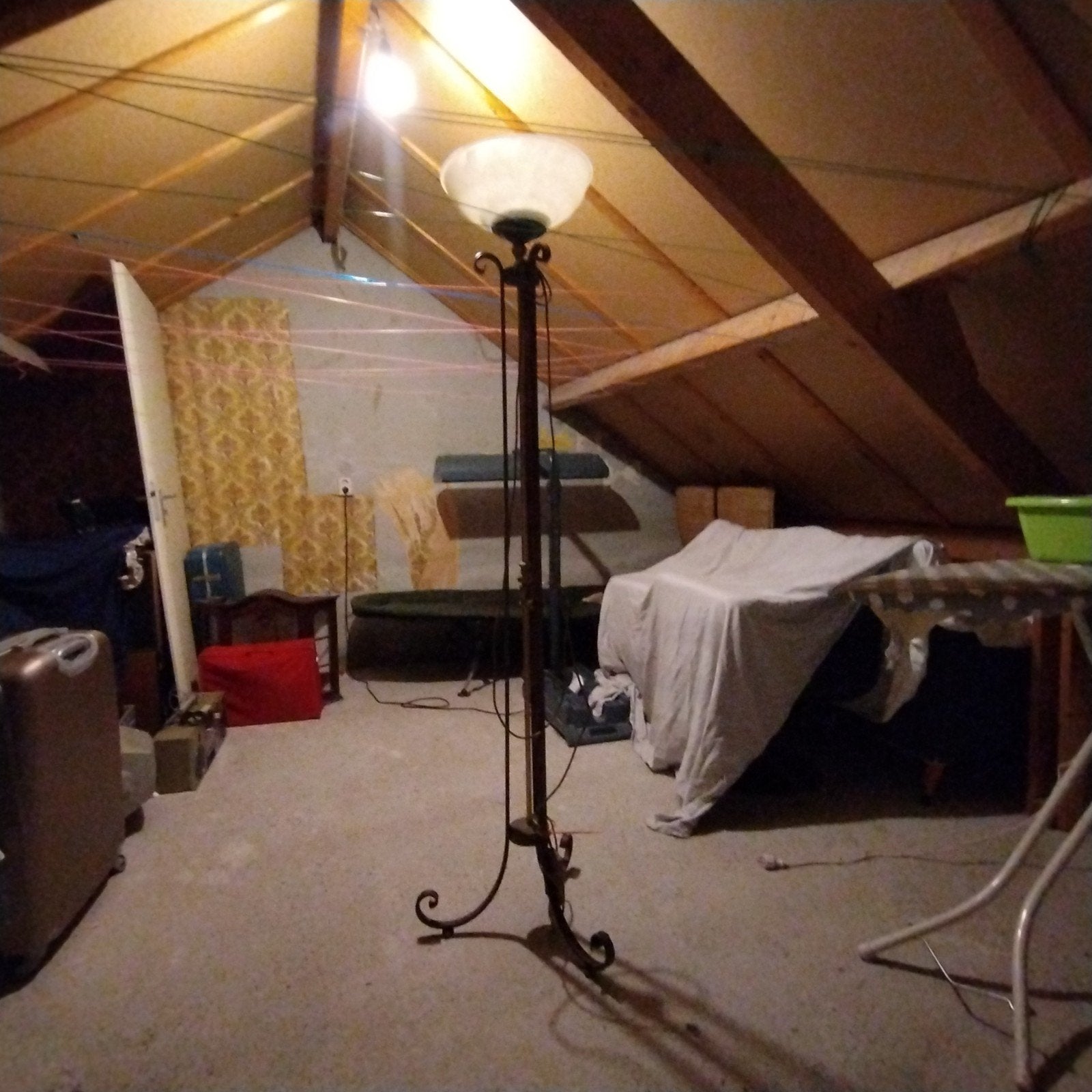 Vintage staande lamp uit jaren '60, dokterspraktijk, Antiek en Kunst, Ophalen of Verzenden