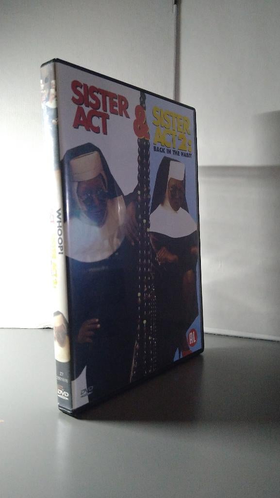 DVD NL Sister Act (2 disc) met Whoopi. Goldberg !!! ZGAN !!, Cd's en Dvd's, Dvd's | Komedie, Zo goed als nieuw, Actiekomedie, Vanaf 16 jaar
